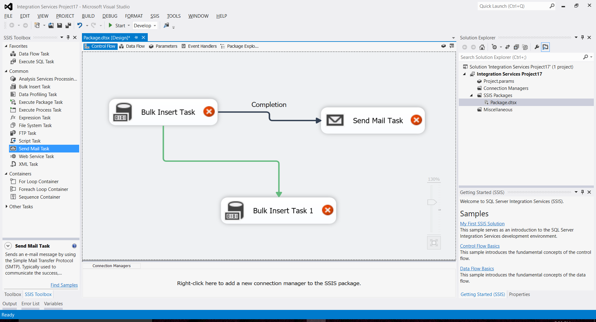 Extract Transform Load Solution using SSIS